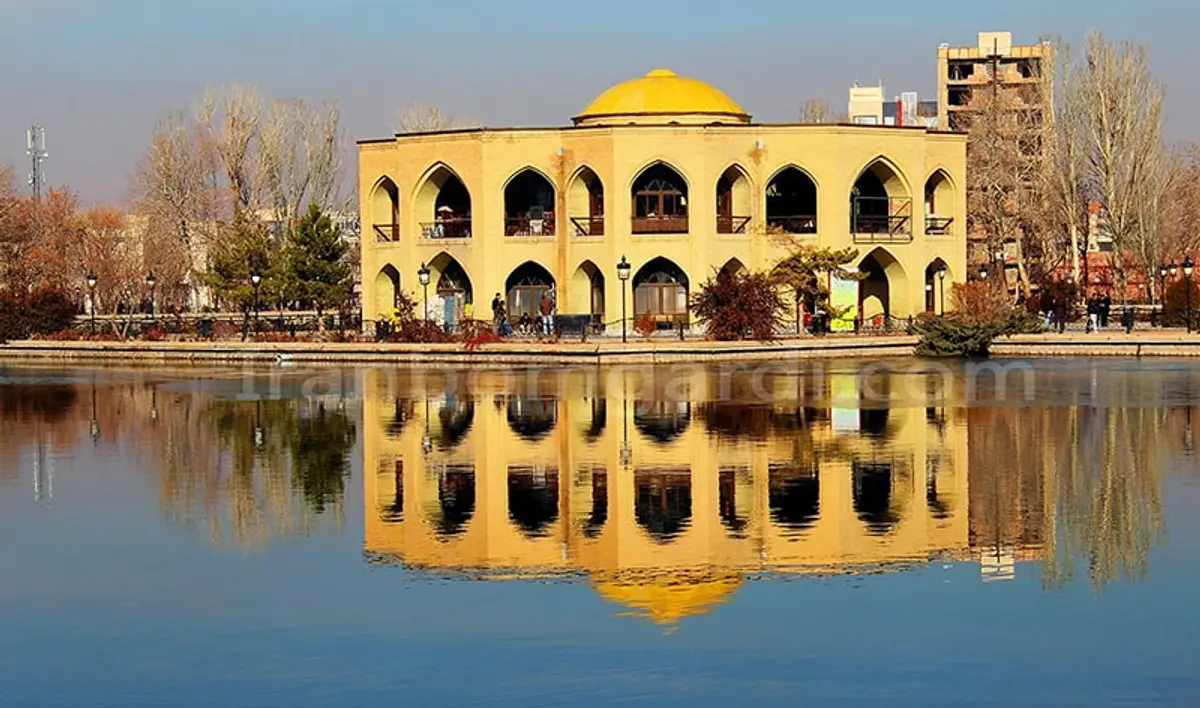 عمارت کلاه فرنگی ائل گلی تبریز 