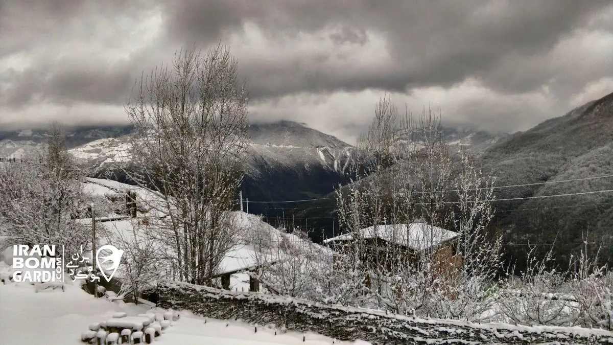 زمستان روستای ساسنگ